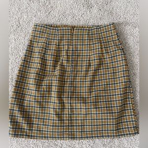 Brandy melville yellow cara skirt